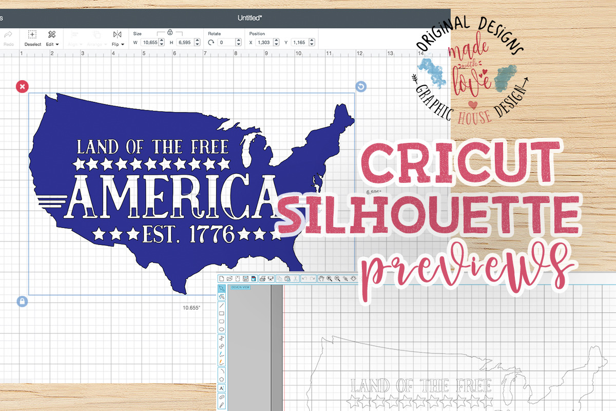 America Est 1776  Cut File and Print in Illustrations - product preview 8
