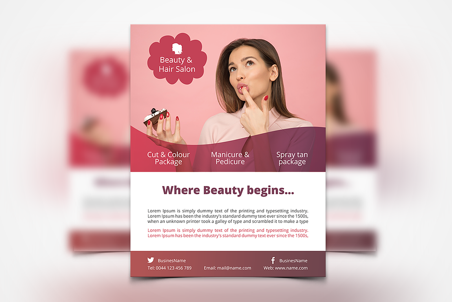 Hair Style - Flyer in Flyer Templates - product preview 8