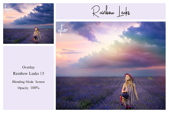 45 Rainbow PS Overlays in Photoshop Layer Styles - product preview 1