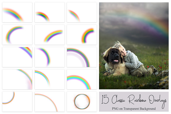 45 Rainbow PS Overlays in Photoshop Layer Styles - product preview 8