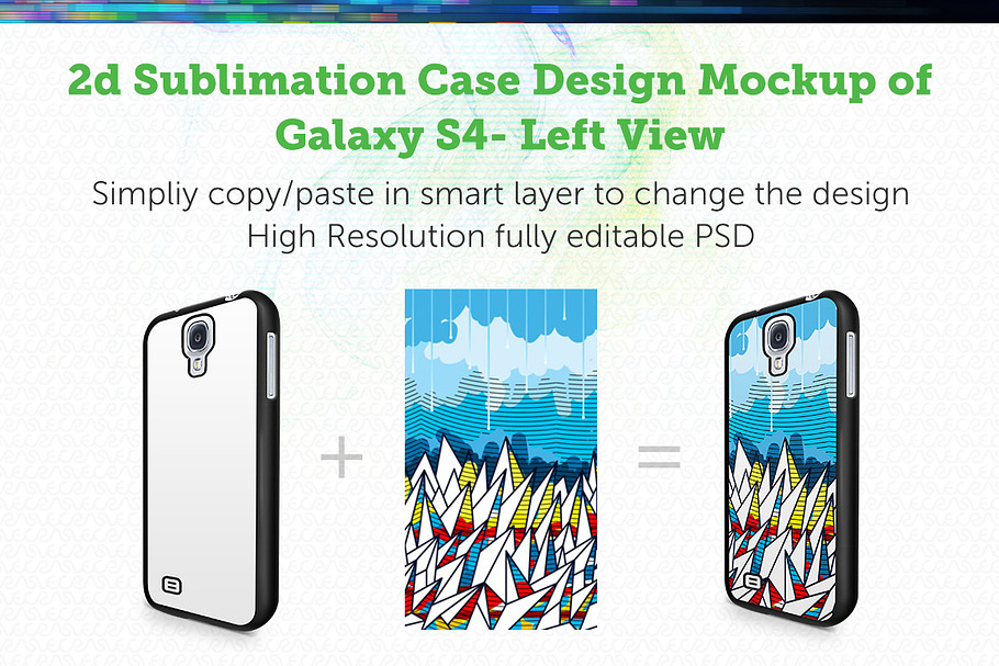 Galaxy S4 2d Sublimation Mock-up in Product Mockups - product preview 8