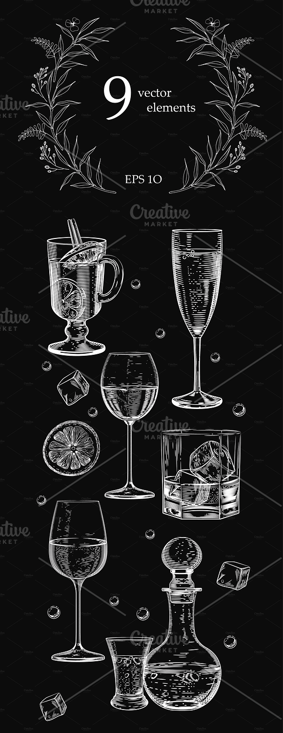 Alcoholic beverages in Objects - product preview 1