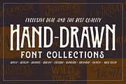 Handdrawn Font Collections
