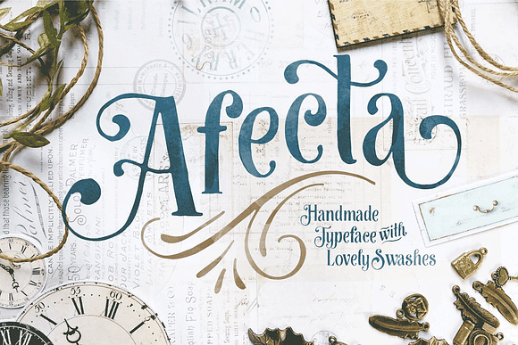 Handdrawn Font Collections in Display Fonts - product preview 4