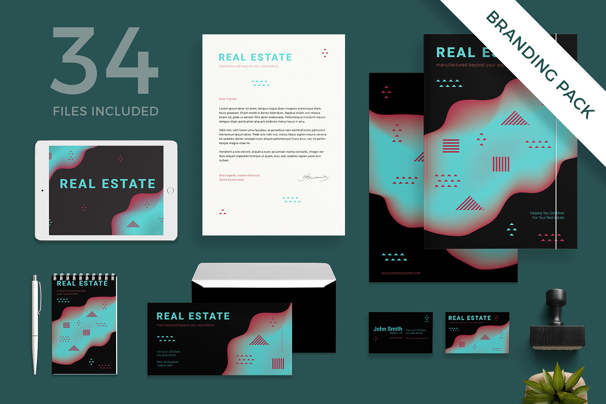 Branding Pack | Real Estate Company in Branding Mockups - product preview 8