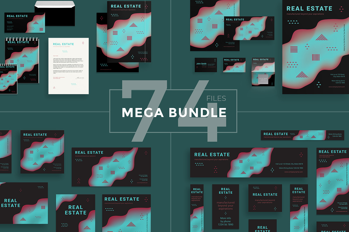 Mega Bundle | Real Estate Company in Templates - product preview 8