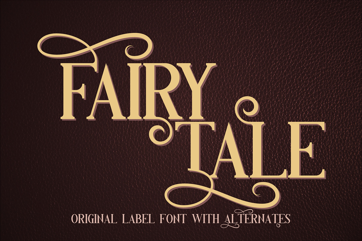 Fairy Tale Typeface in Display Fonts - product preview 8
