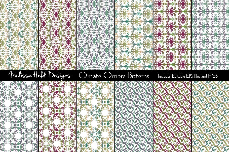 Ornate Ombre Patterns