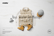Boys Winter Set Mockups
