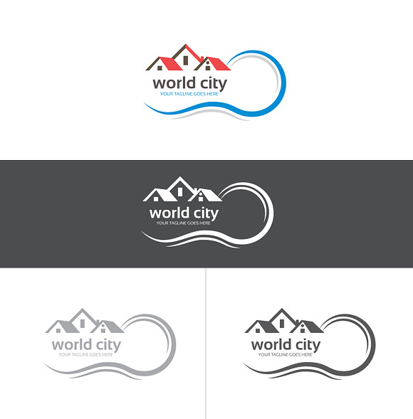 World City Logo Template in Logo Templates - product preview 1
