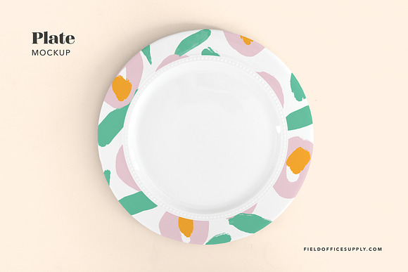 Plate Mockup in Product Mockups - product preview 2