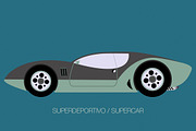 classical super sport car