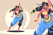 Indian girls dance