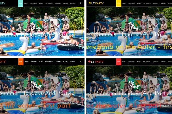 LT Party Onepage - Party Joomla in Joomla Themes - product preview 1