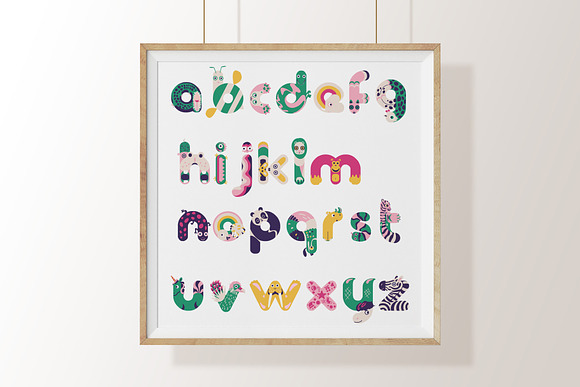 Animal alphabet in Illustrations - product preview 6