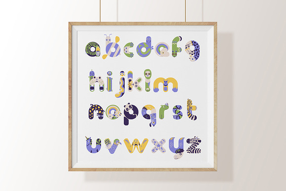 Animal alphabet in Illustrations - product preview 8