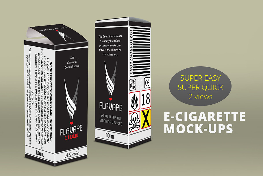 Vape Box Mock-up in Product Mockups - product preview 8
