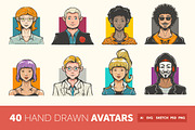 Hand Drawn Avatar Icons
