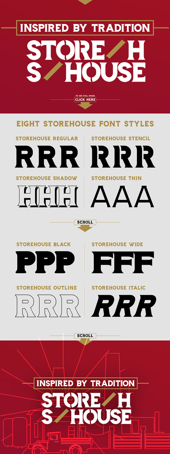 Storehouse Font + Vector shapes in Display Fonts - product preview 11