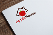 Apple House Logo Template