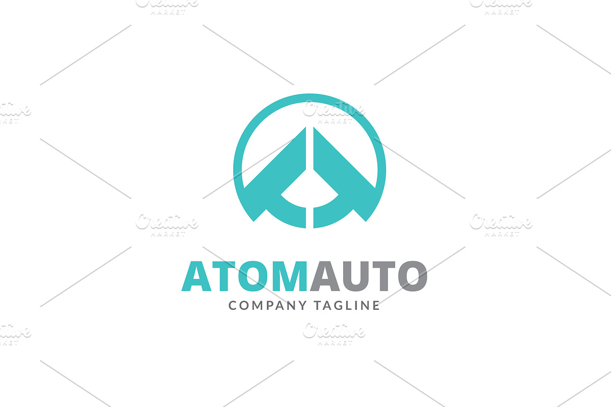 Atom Auto Logo in Logo Templates - product preview 8