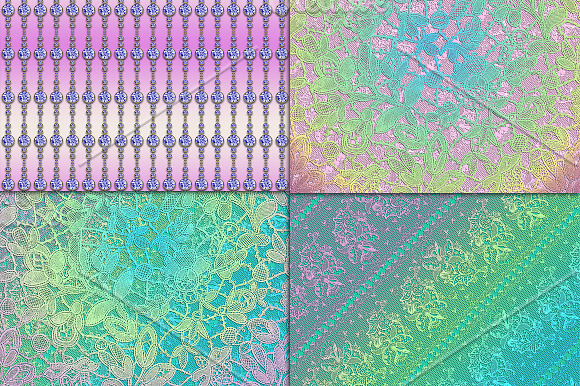 14 fabric textures linen lace in Textures - product preview 6