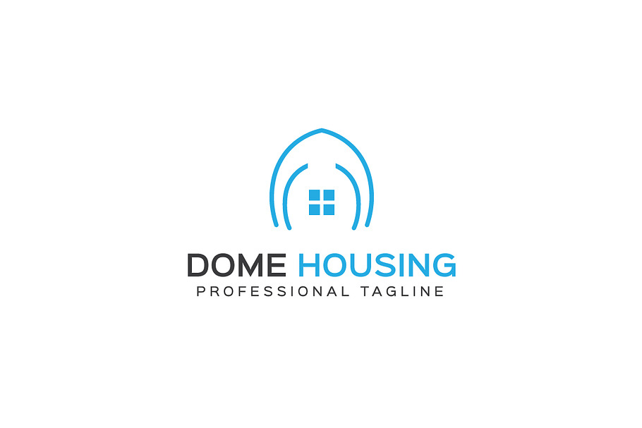 Dome Housing Logo Template in Logo Templates - product preview 8