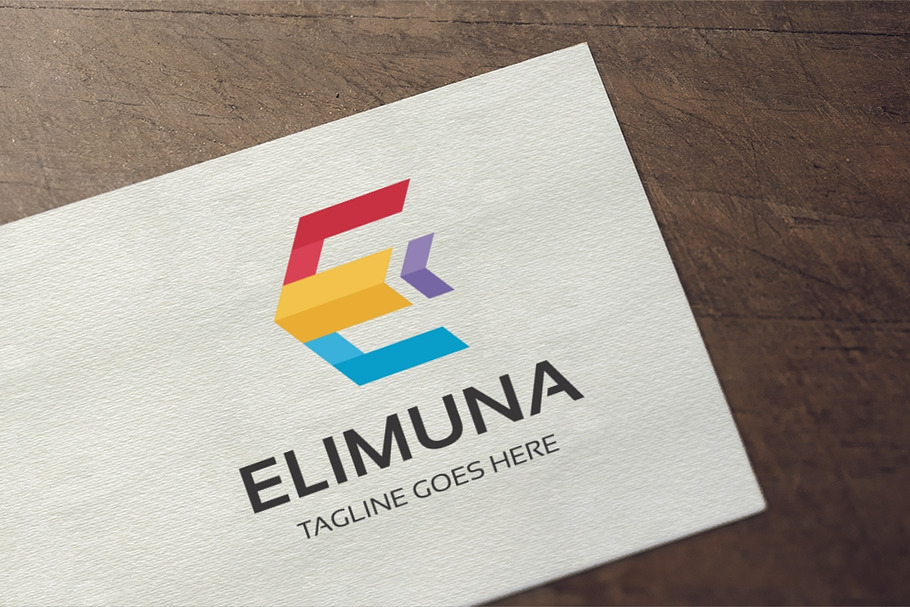 Letter E - Elimuna Logo