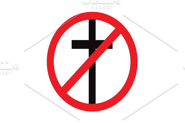 No religion sign 