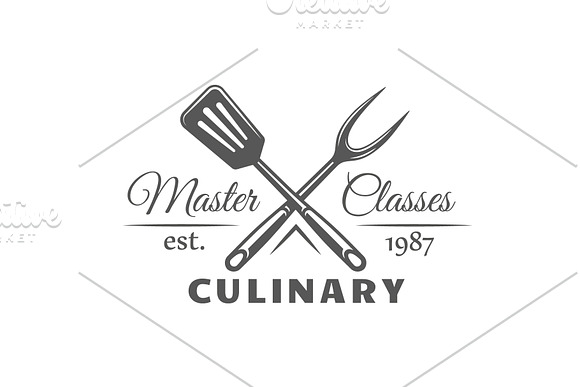 9 Cooking Logos Templates Vol.1 in Logo Templates - product preview 8