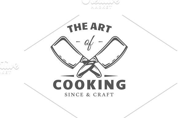 9 Cooking Logos Templates Vol.2 in Logo Templates - product preview 11