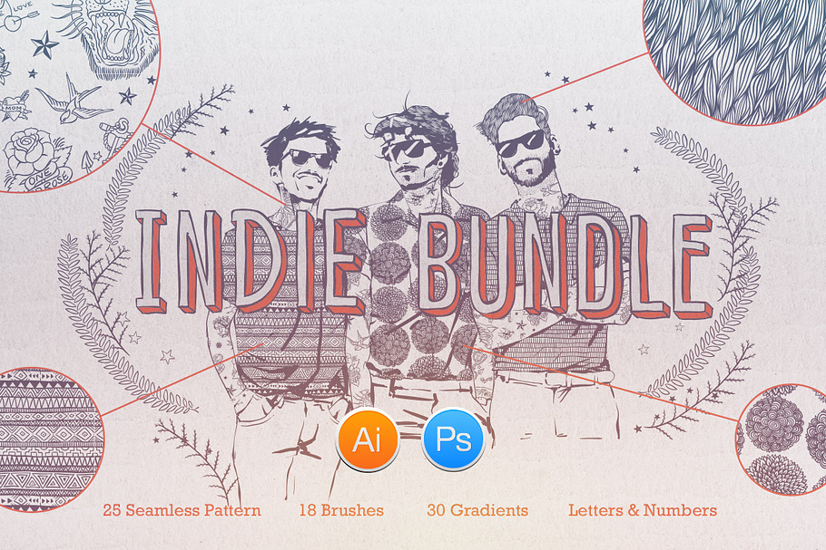 Great indie Bundle in Patterns - product preview 8
