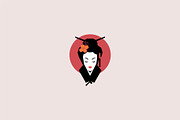 Geisha Logo Design 
