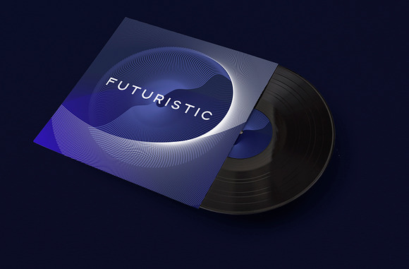 Futuristic space. Artboards & font in Patterns - product preview 2