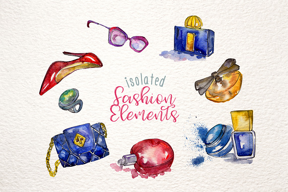 Fashion glamour illustration PNG set in Illustrations - product preview 4