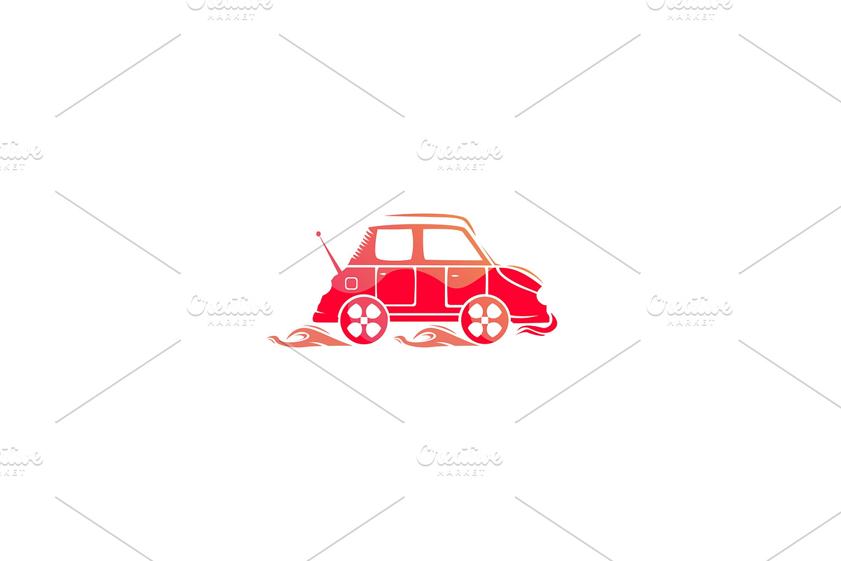 Super Car Logo Design in Logo Templates - product preview 8