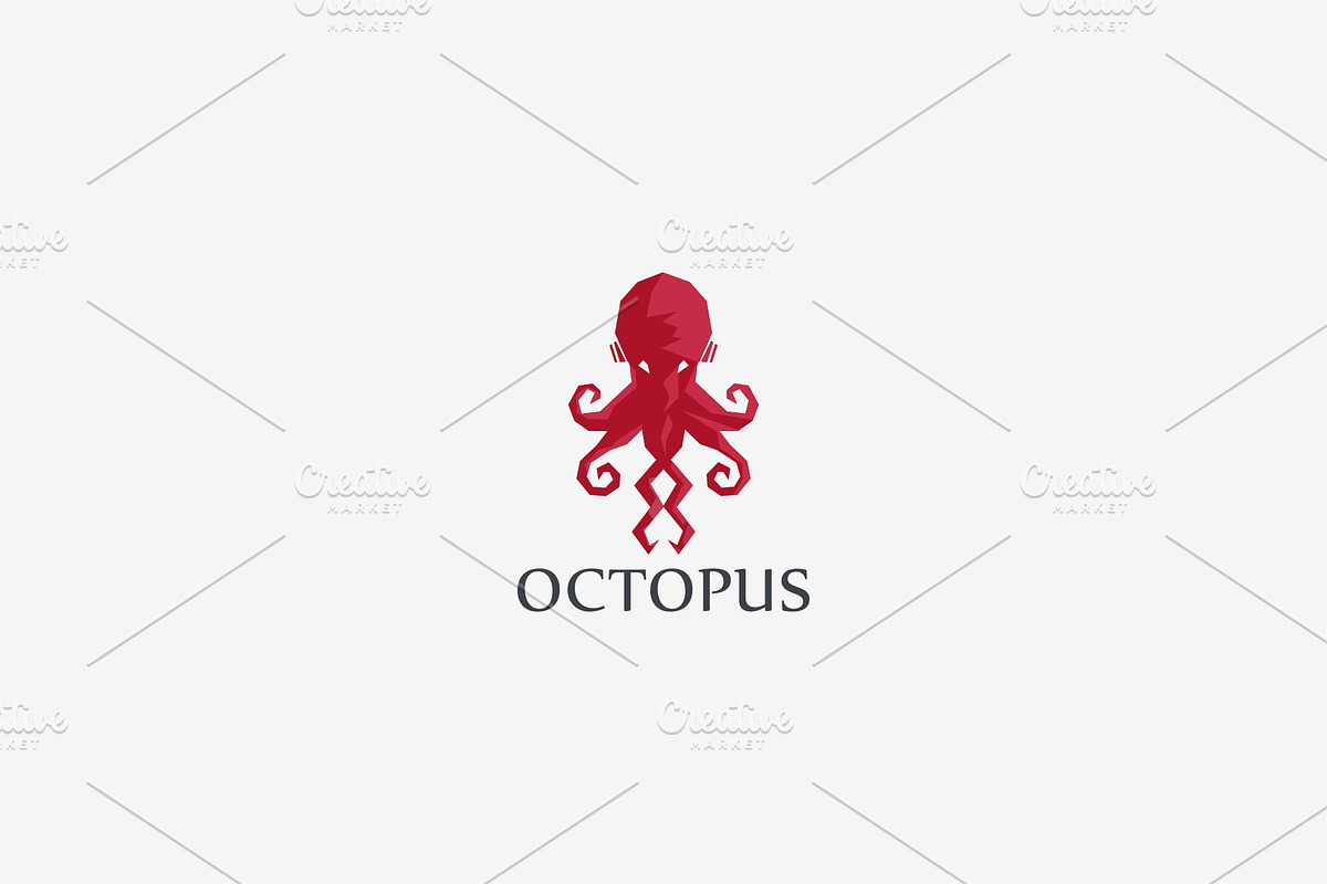 Octopus Logo Design  in Logo Templates - product preview 8