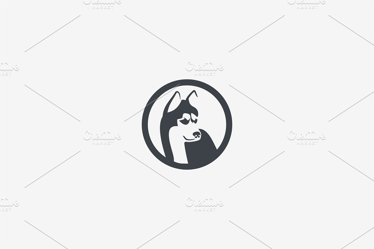Husky Logo Design in Logo Templates - product preview 8