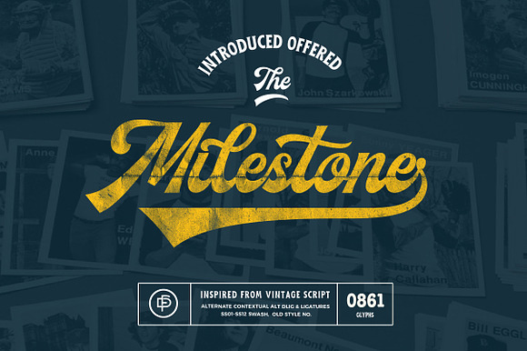 Milestone Script in Hipster Fonts - product preview 15