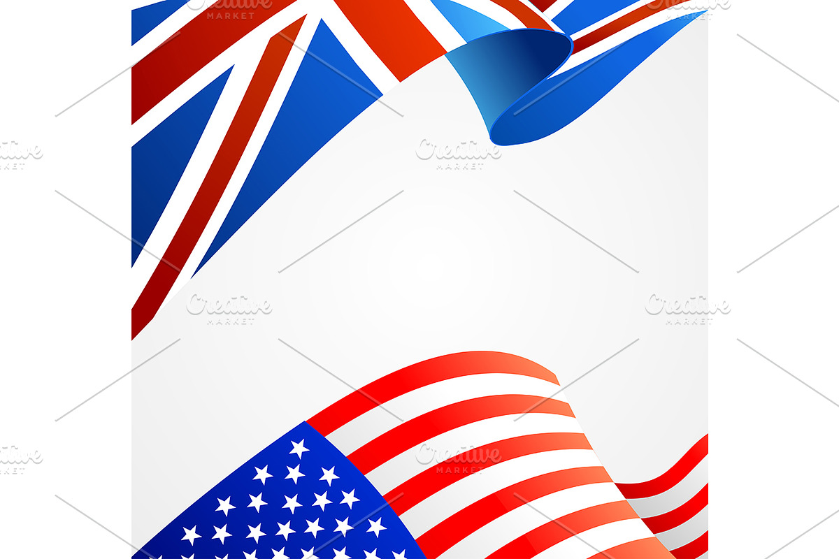 3d Flag Background Card. Vector in Illustrations - product preview 8