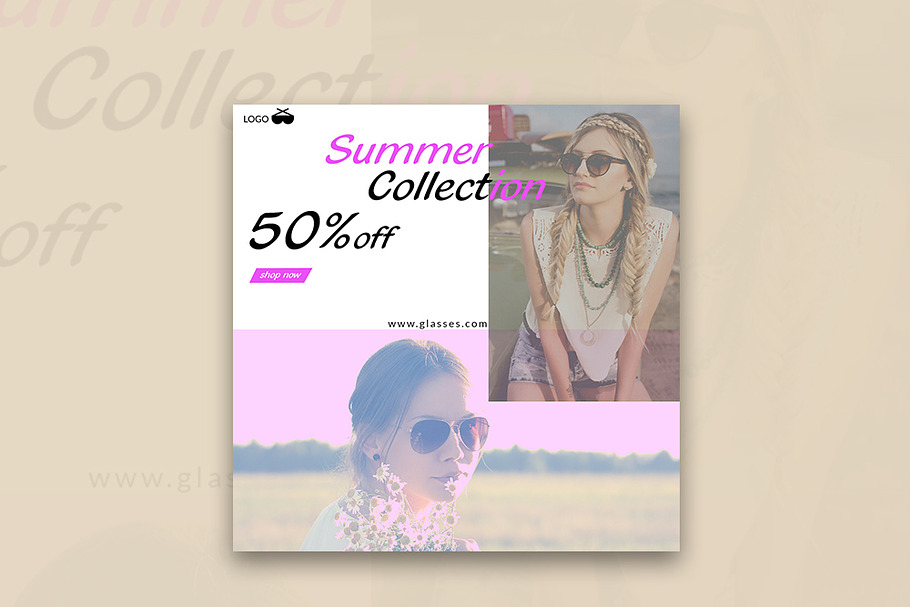 Summer Collection Instagram Banner