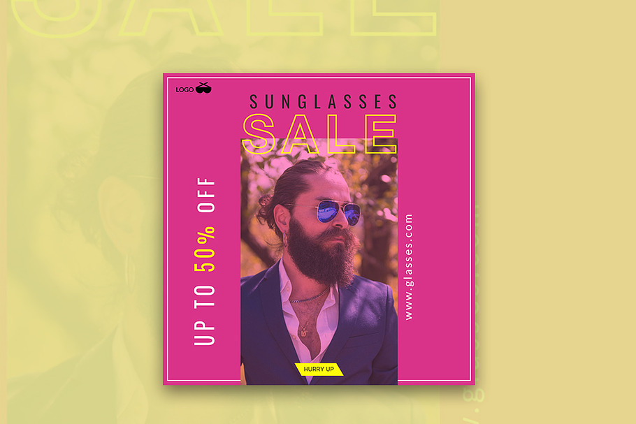 Sunglasses Sale Instagram Banner