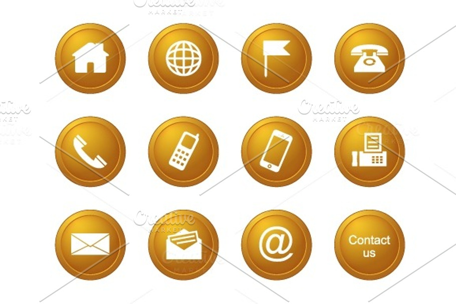 Contact icons in Contact Icons - product preview 8
