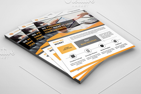 Corporate Flyer Template - V810 in Flyer Templates - product preview 1