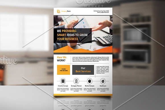 Corporate Flyer Template - V810 in Flyer Templates - product preview 2