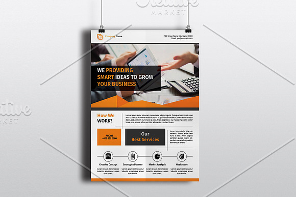 Corporate Flyer Template - V810 in Flyer Templates - product preview 3