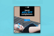 Sale 45% Off Sunglasses Banner