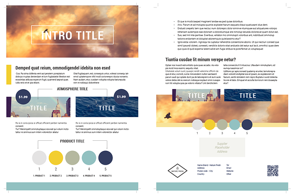 Brochure with 3 Themes in Brochure Templates - product preview 2