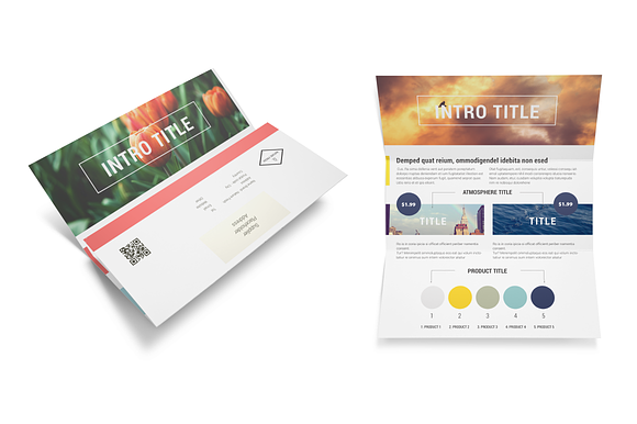 Brochure with 3 Themes in Brochure Templates - product preview 4
