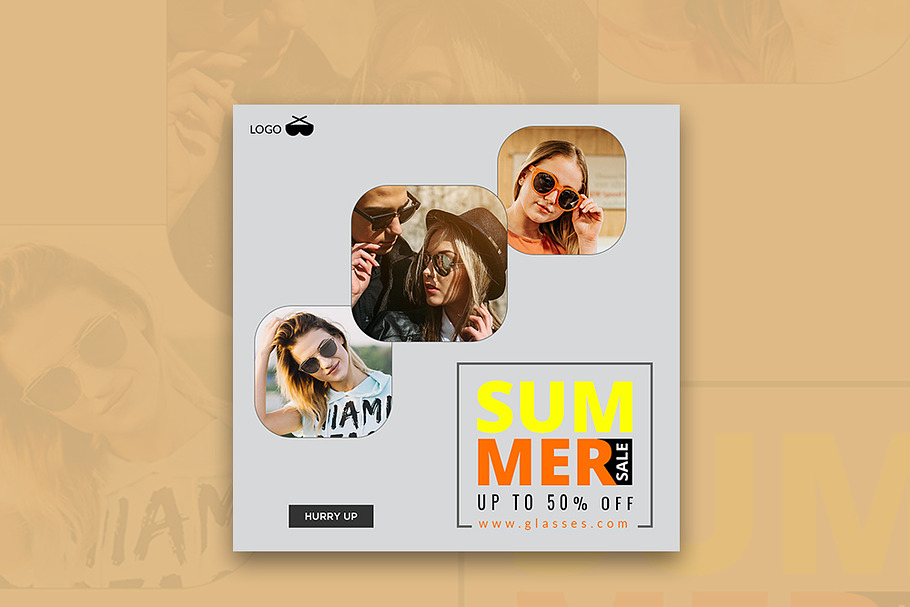 Summer Sale Off Banner  in Instagram Templates - product preview 8